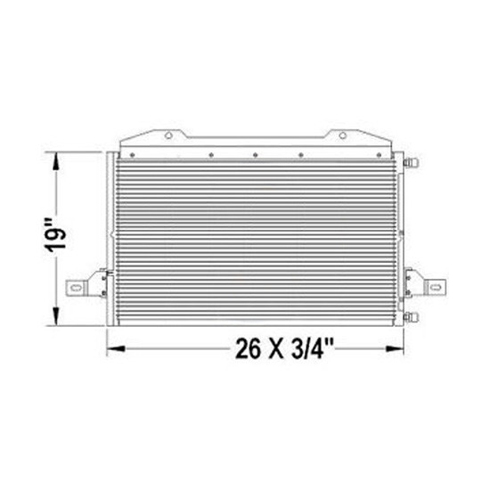 BESTfit AC Condenser 26 X 19 Inch For Sterling Acterra 5500-8500