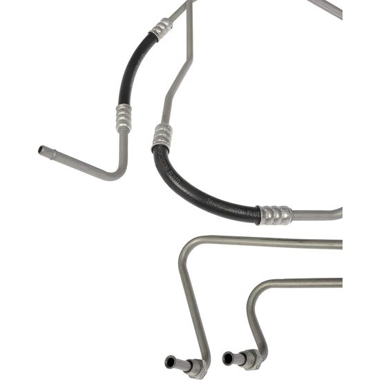 Transmission Oil Cooler Lines With Fittings - Replaces 6L3Z7R081AA For Ford F150, F250, Lobo, Lincoln Mark LT