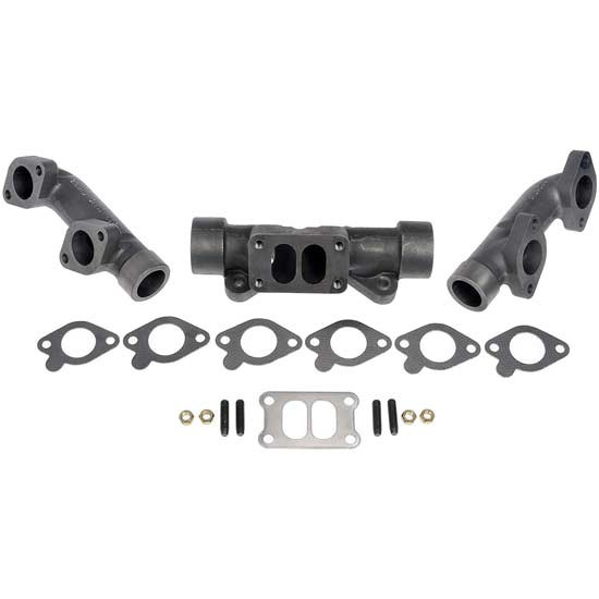 3 Piece Exhaust Manifold Kit With 6 Manifold Gaskets For Ford F650 & F750
