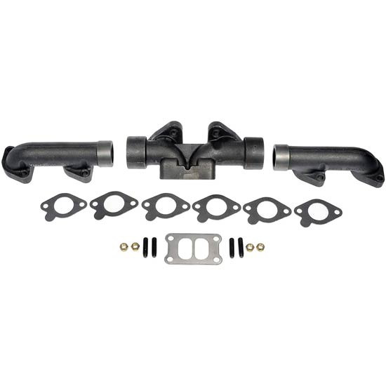 3 Piece Exhaust Manifold Kit With 6 Manifold Gaskets For Ford F650 & F750