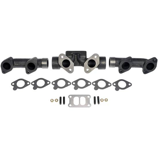 3 Piece Exhaust Manifold Kit With 6 Manifold Gaskets For Ford F650 & F750