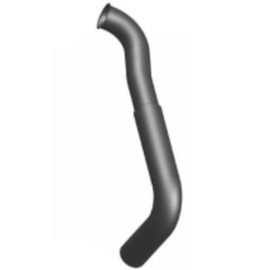 BESTfit 4 Inch Aluminized Multi-Bend Turbo Pipe With Flanged Inlet For Ford L Series With 6.6L & 7.8L Engines
