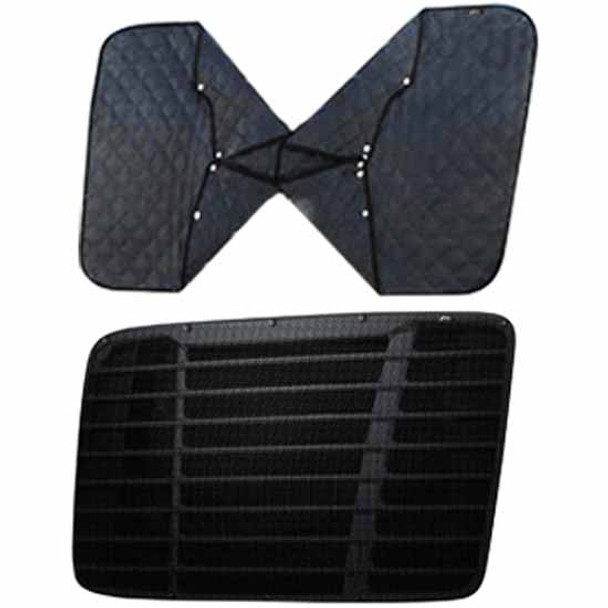 Black Winter Front Bug Screen Combo For Ford F600, F700 & F800 1995-1998