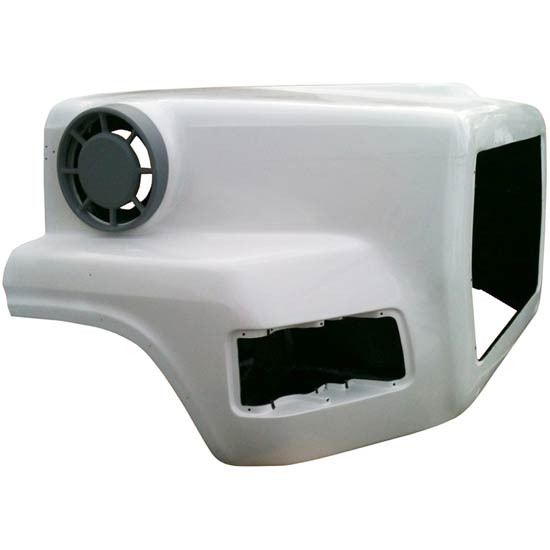 Jones Performance Fiberglass Hood W/ 49.5 Inch Centerline & Fenders For Ford Aeromax Replaces F1HZ-16000