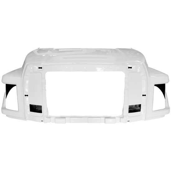 Ford F650-F750 Hood Shell Fiberglass By Jones Performance Replaces FC4Z-16612-A