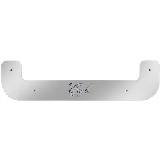 Stainless Steel Rear Flap Weight W/ Backplate, Eagle Script For International 9900I, 9900IX