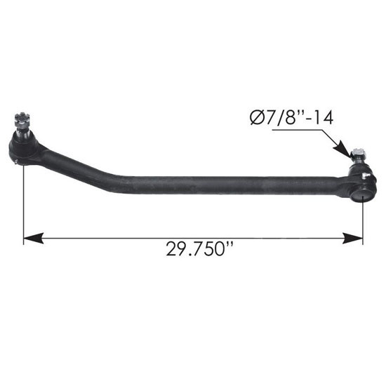 Drag Link 29.75 Inch C To C - Replaces 3595265C91, 3595265C92 For International ProStar