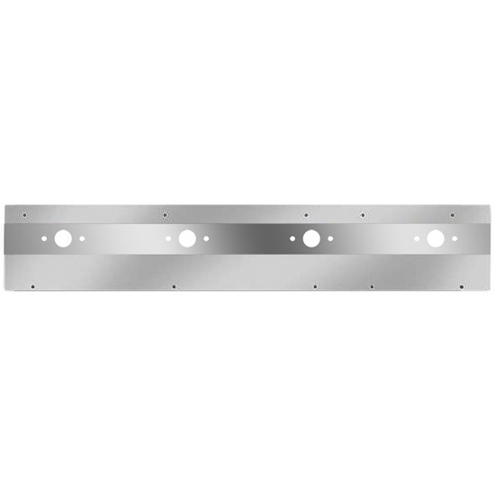 Stainless Steel Lower Step Panels W/ 8 P1 Light Holes For International 9300, 9900