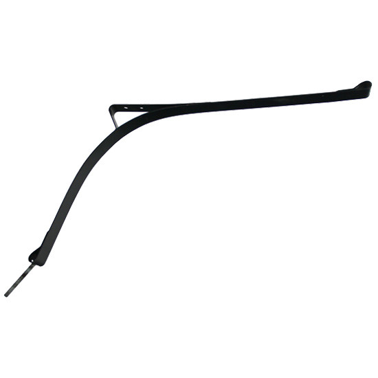 BESTfit 1.875 Inch Black Steel Fuel Tank Strap & Liner Kit For International DuraStar W/ 63 Gallon Tanks