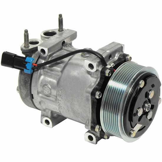 BESTfit Sanden 4418 AC Compressor With 119MM 8 Groove Clutch Replaces 3582435-C1 For International