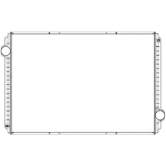 BESTfit Plastic Aluminum 41 X 28 X 2.25 Inch Radiator For International WorkStar, PayStar & 9000 Series
