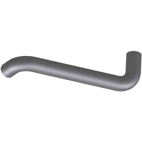 BESTfit 5 Inch OD Aluminized Steel Muffler Inlet Pipe 1657101C1 For International 9670 Cabover, 9700