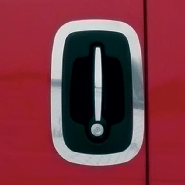 Stainless Steel Exterior Door Handle Trim For International ProStar, LoneStar, DuraStar, WorkStar Stainless Steel Exterior Door Handle Trim For International ProStar, LoneStar, DuraStar, WorkStar