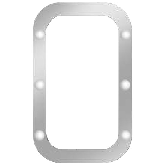 Stainless Steel Dimpled Door Handle Trim For International 9900I, 9900IX
