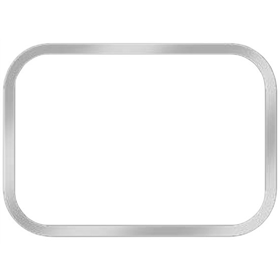 Stainless Steel Cab Door Window Trim For International 9900I 120BBC, 124BBC, 9900IX