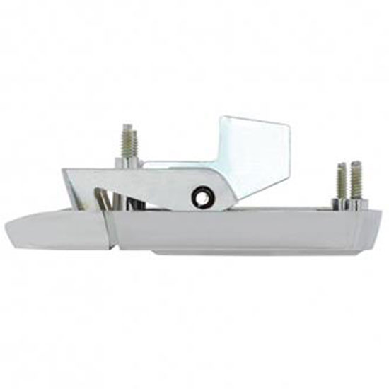 Chrome Die Cast Exterior Door Handle W/Out Hole For Rod Clip For International