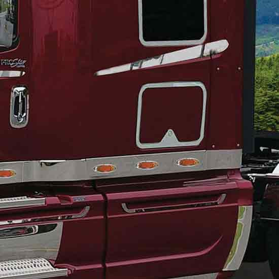 Stainless Steel Sleeper Baggage Door Trim For International ProStar