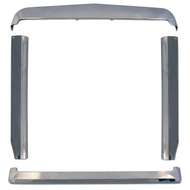 BESTfit SS 4 Piece Grille Surround Kit For International 9300 SBA, 9370 BESTfit SS 4 Piece Grille Surround Kit For International 9300 SBA, 9370