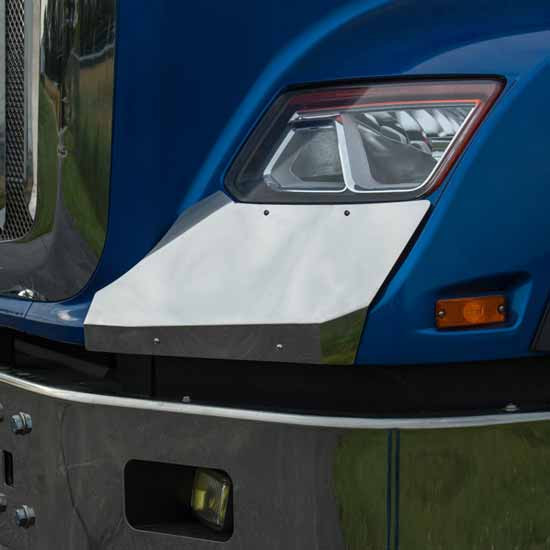 Stainless Steel Under-Headlight Trim For International HX620