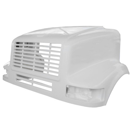 International 4700LP, 4800LP, 4900LP, 7100, 8100 Hood By BESTfit W/ Molded Grille Replaces 2033813C91
