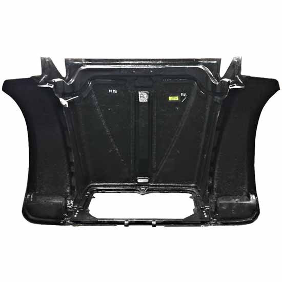 Jones Performance Fiberglass Hood W/ Straight Cowl & External Air For International 9900 Series