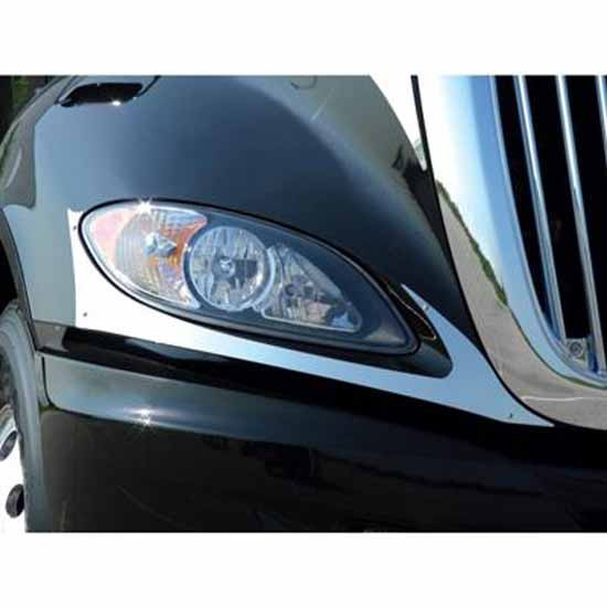 International ProStar Fender Guards - Stainless Steel