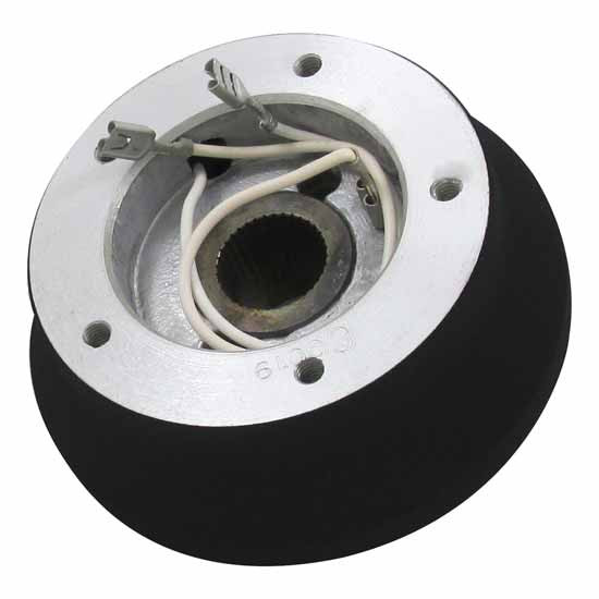 Black 5 Bolt Steering Wheel Hub Adapter For International W/ Fixed Columns