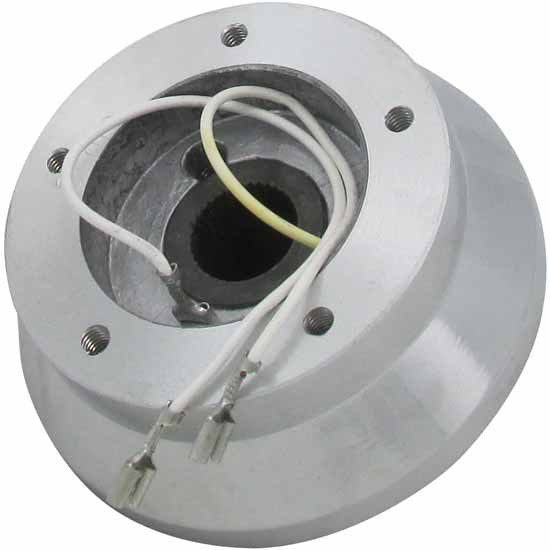 Steering Creations Polished Aluminum 5 Hole Steering Wheel Hub Adapter With 36 Spline Count For International