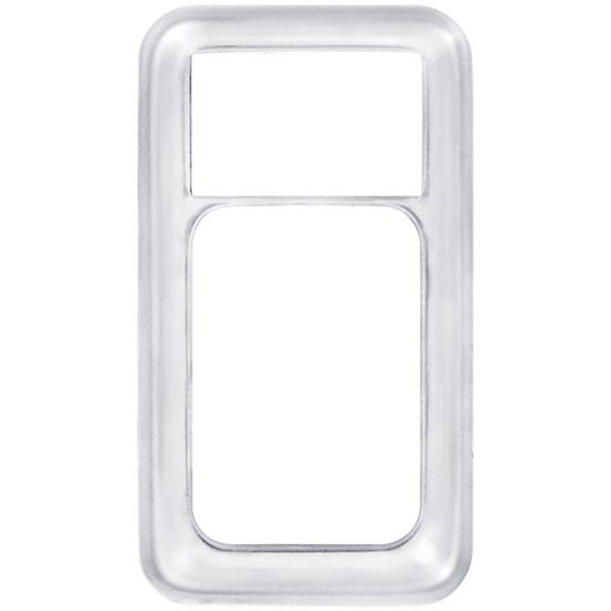 Polished Stainless Steel Large Paddle Switch Bezel For International 9000 Series