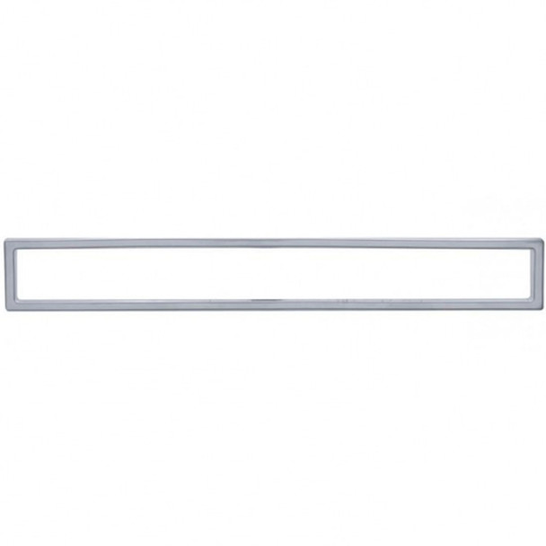 Chrome Rectangular Vertical Warning Light Panel Bezel For International 9200, 9300, 9400 & 9900