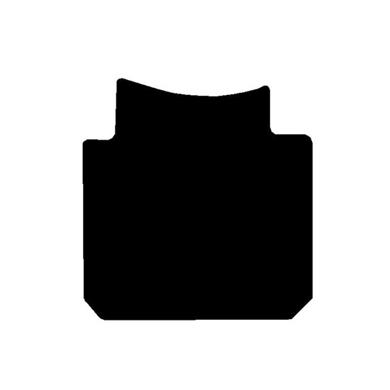 Black Luxury Sport Carpet Middle Floor Mat For International ProStar W/ Automatic Transmission & Non-Adj. Passenger Seat
