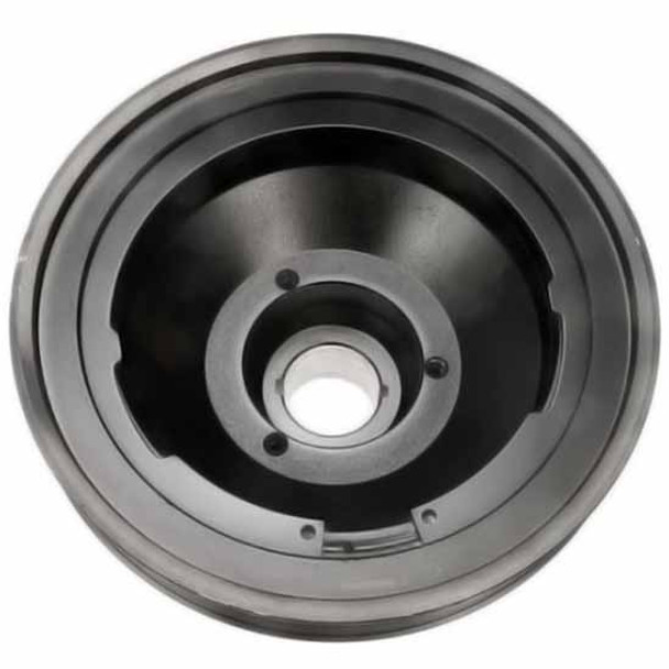 Black Harmonic Balancer Assembly W/O Center Bolt, 36 MM Depth Markings For Isuzu NPR & NPR HD