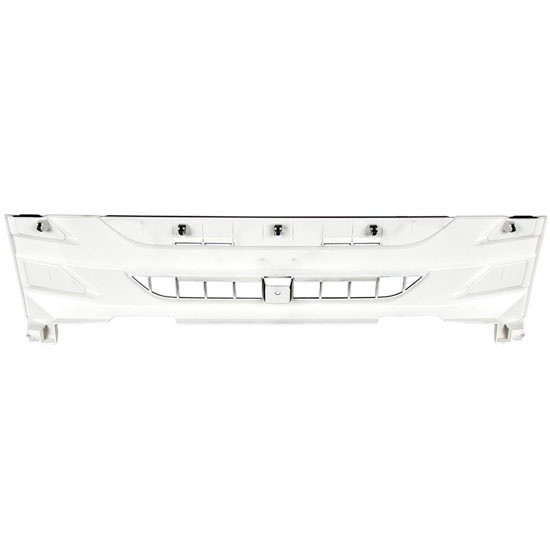 White ABS Plastic Narrow Front Grille With Black Opening Accent Replaces 8-98241-071 For Isuzu NPR