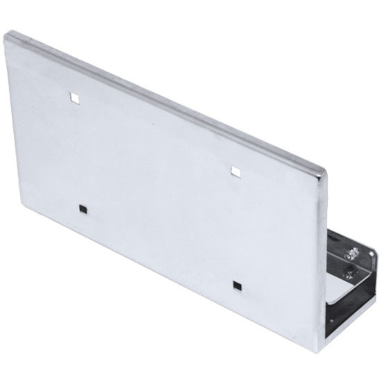 Stainless Steel License Plate Holder, Pinch Mount By Roadworks