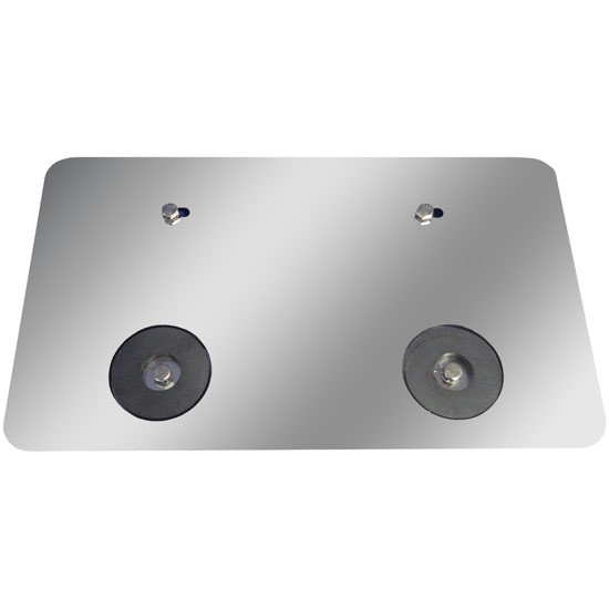 CSM SS Magnetic License Plate Holder