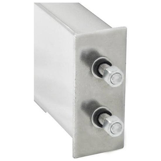 CSM 30 Inch Stainless Steel Flap Hanger Set W/ Rectangular Light Holes & 2.5 Inch Bolt Pattern