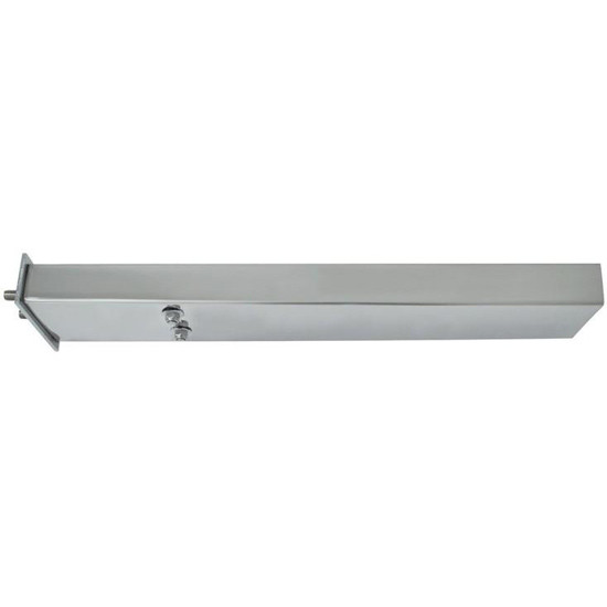 CSM 30 Inch Stainless Steel Flap Hanger Set W/ Rectangular Light Holes & 2.5 Inch Bolt Pattern