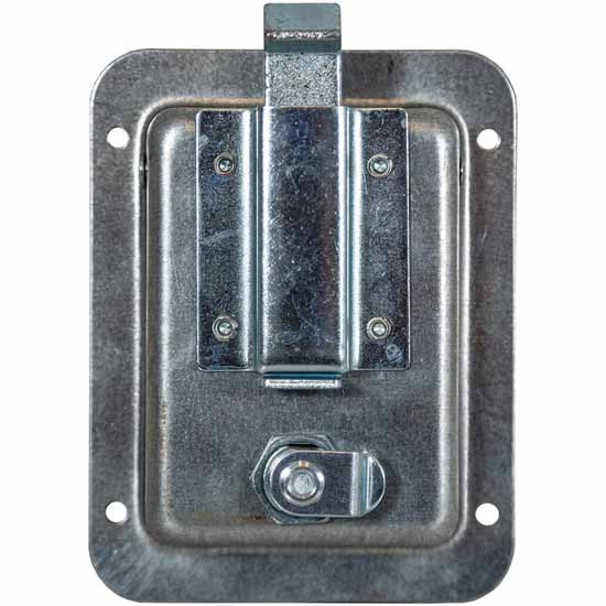 Zinc-Plated Carbon Steel Single Point Locking Paddle Latch