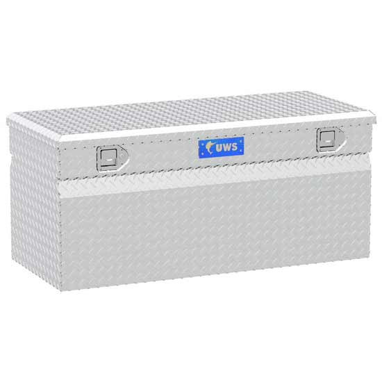 Bright Diamond Plate Aluminum Cargo Carrier- 48 X 20 X 21 Inch For Pickup Trucks