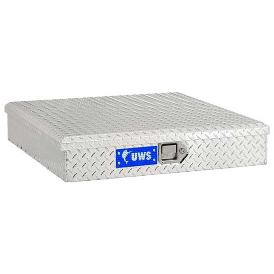 Bright Diamond Plate Aluminum Dog Box Accessory- 34 Inch
