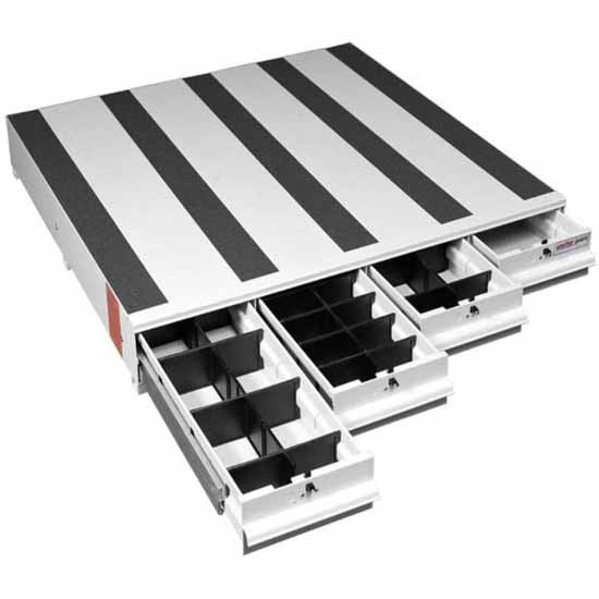 Weather Guard Black Plastic Dividers For Itemizer Drawer - 9 Piece Set