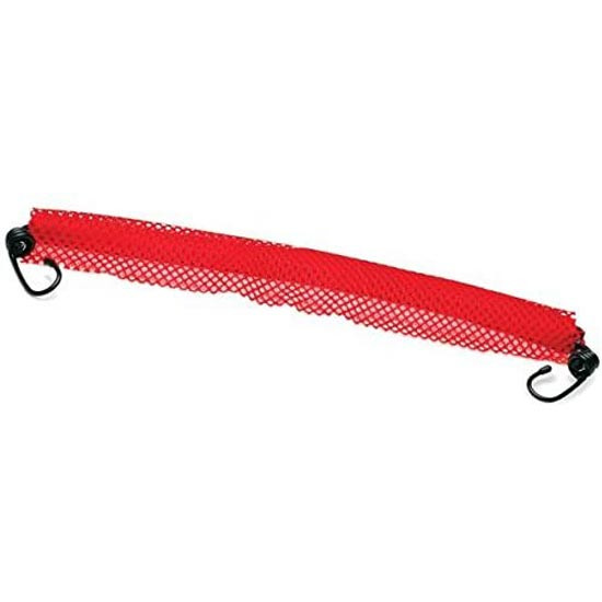 TPHD 18 X 18 Inch Red Nylon Mesh Safety Flag With Elastic Strap