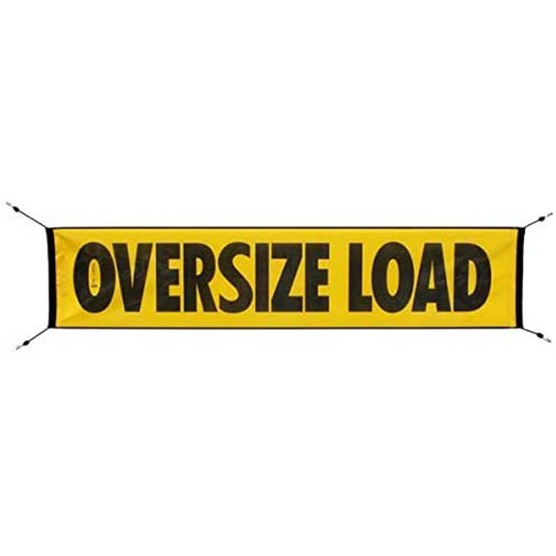 18 X 84 Inch Heavy Duty Oversized Load Banner W/ Bungee 18 X 84 Inch Heavy Duty Oversized Load Banner W/ Bungee