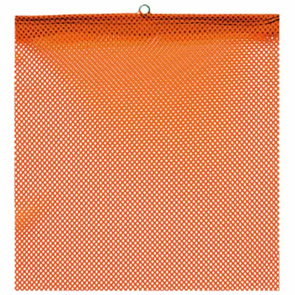 18 X 18 Inch Heavy Duty Fluorescent Orange Safety Flag With Wire Loop