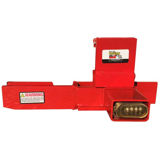 Heavy Duty Powder-Coated Steel Roll Up Door Lock With Combination Lock For Whiting, Todco Door Hardware