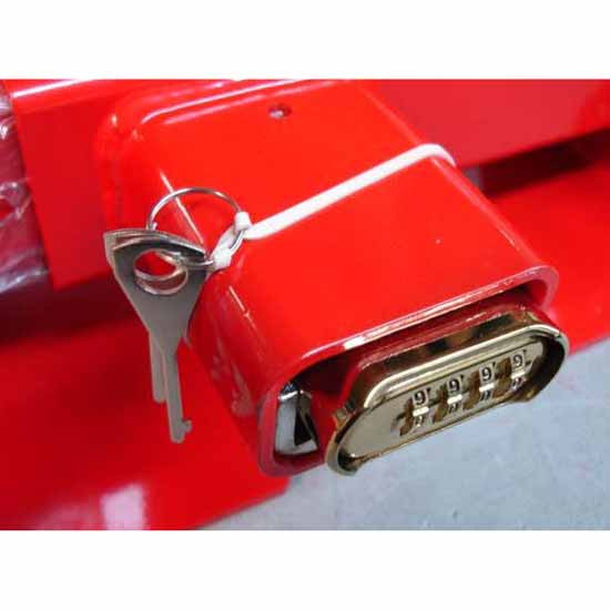 Heavy Duty Powder-Coated Steel Cargo Door Lock With Combination Lock