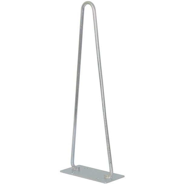 Silver Horizontal Mount Traffic Cone Holder - Holds 10 - 18 Inch Or 5 - 28 Inch Cones