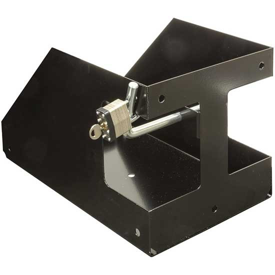 Locking Gas Container Rack For Open/Enclosed Landscape Trailers