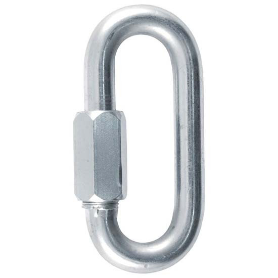 Steel 1/2 Inch Quick Threaded Link For Chains, Cables, Ropes, Straps W/ 3,300 Lb. Working Load Limit