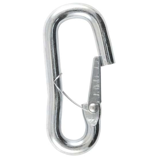 9/16 Inch Zinc-Plated Steel Spring-Loaded Snap Hook Safety Latch - Rated To 5,000 Lbs. GTW